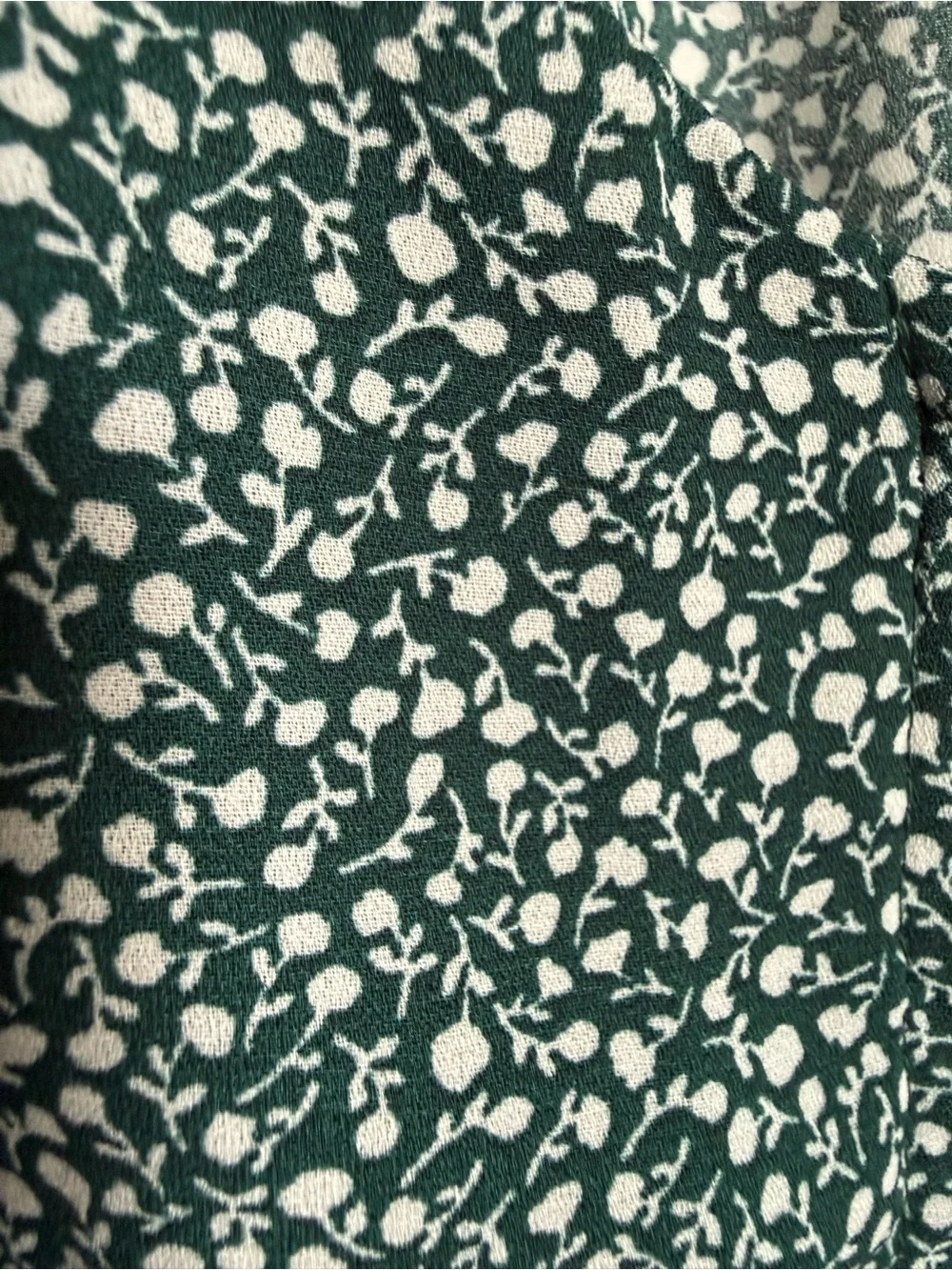 Abercrombie & Fitch Boho Floral Puff Sleeve Sweetheart Neck Button Down Size S